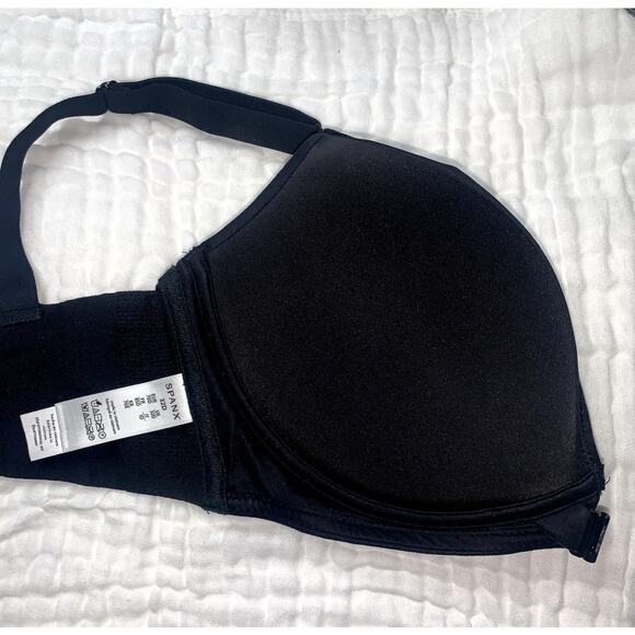 Spanx Women's Very Black‎ Adjustable Plunge Wireless Lift Bra Size 32D - Picture 12 of 14